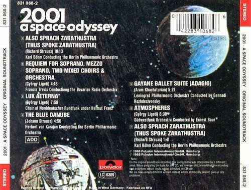 CDs: 2001 - A Space Odyssey (CD, Soundtrack) – Gebraucht aus Vevey von zecollector 1