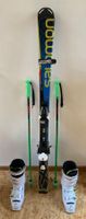 Salomon Kinderski 140cm / Skistöcke 95cm / Skischuhe Gr. 39