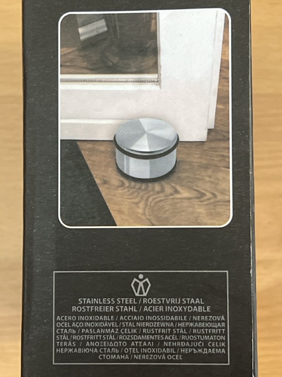 Porte: Türstopper Edelstahl EXCELLENT HOUSEWARE neu – Nuovo e nell'imballaggio originale da Wettingen venduto da Kawasaki987 2