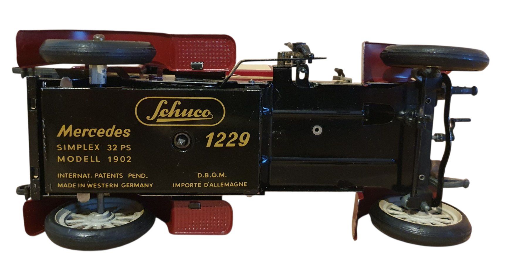Giocattoli: Schuco Oldtimer Mercedes Simplex Rüttelwagen – Difettoso da Flawil venduto da JaguarXJSHE 7