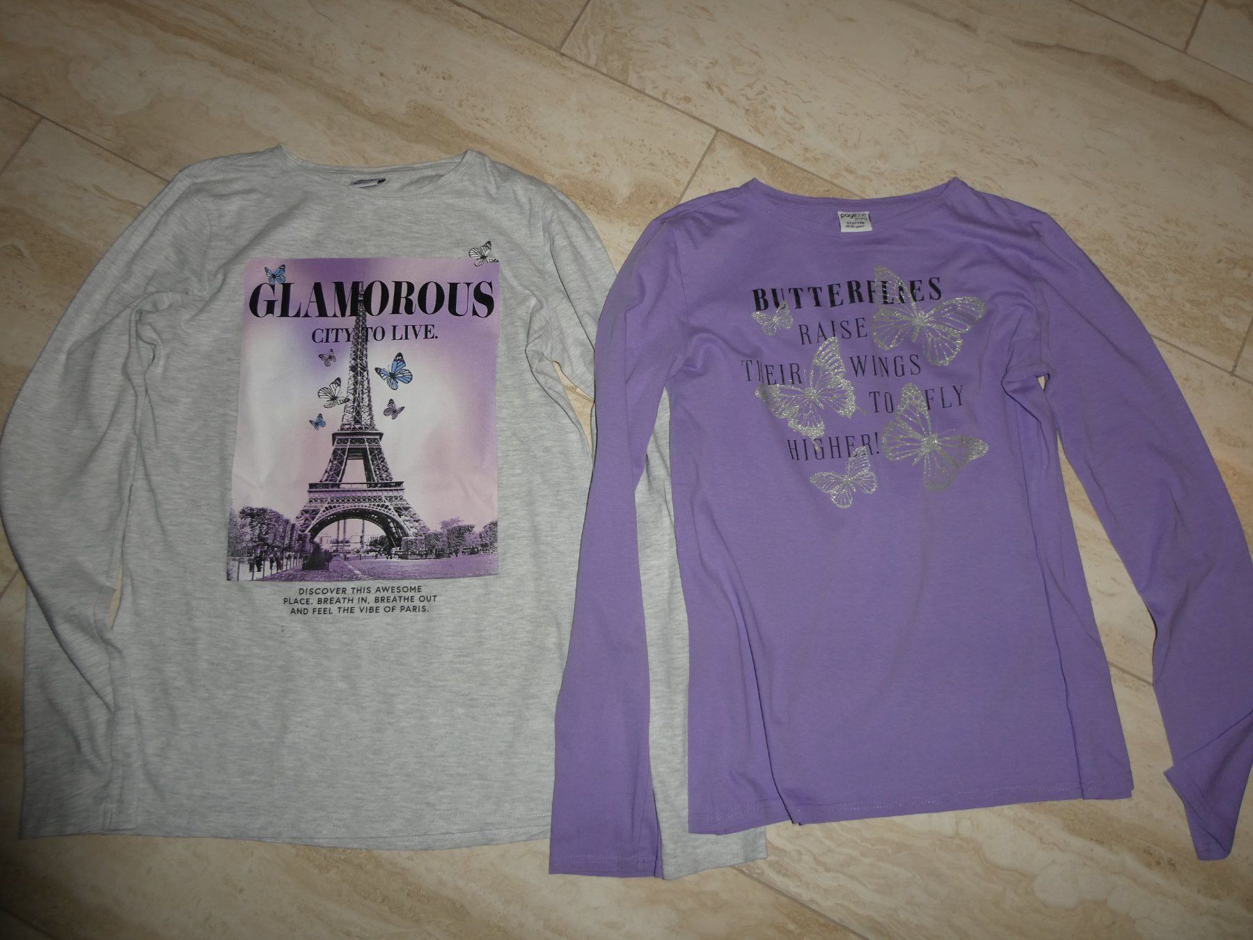 Lotti & Set di vestiti: 2 Langarmshirts Gr. 170/176 – Usato da Mels venduto da KOSL