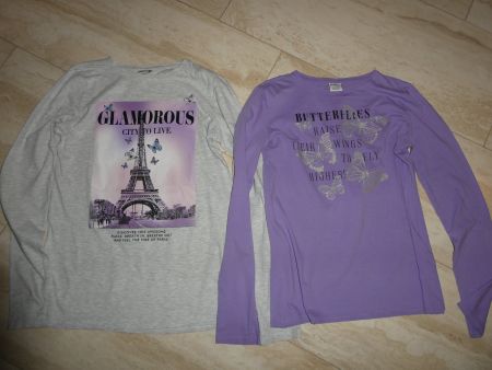 2 Langarmshirts Gr. 170/176