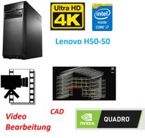 PC Lenovo H50-50 8GB 512GB  CAD Video K2200 i7 workstation