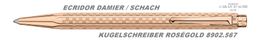 8902.567 DAMIER Schach * Ecridor CDA * Kugelschreiber SET !!
