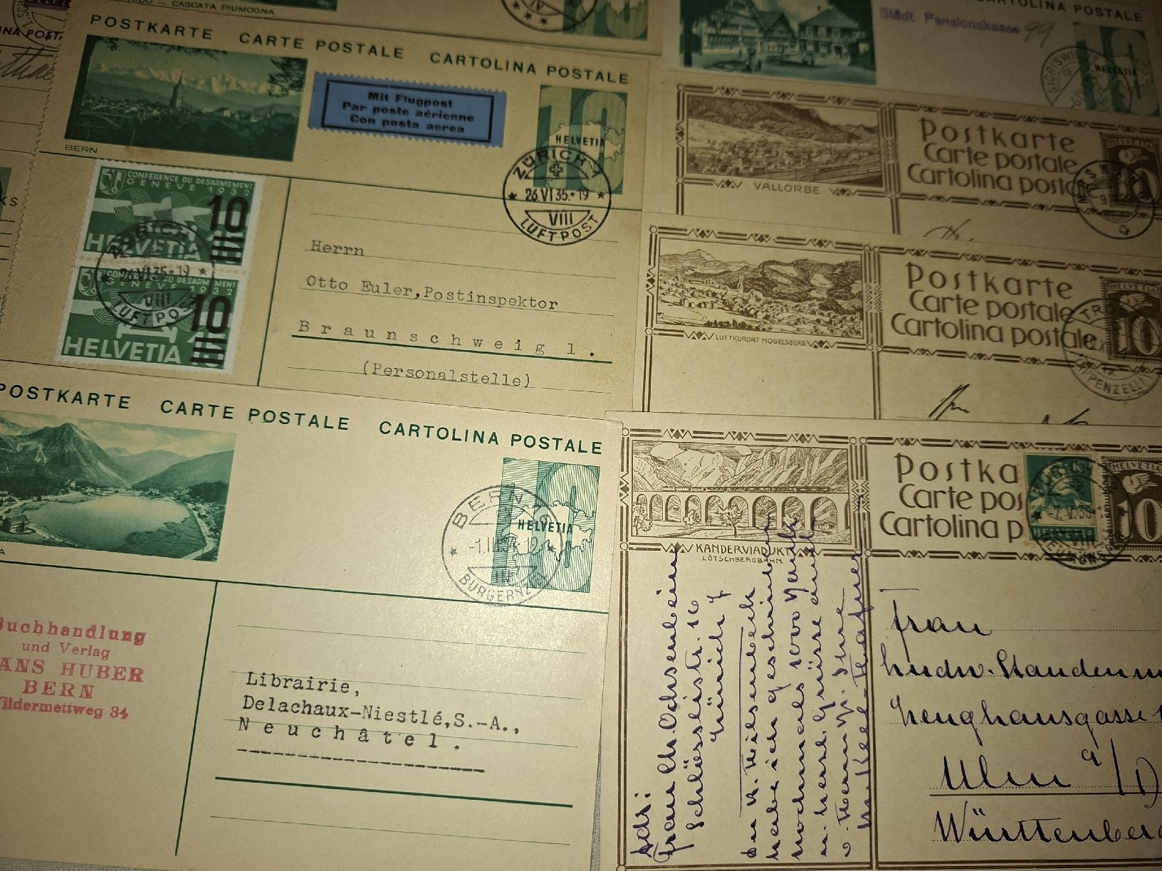 Tutti i francobolli: Lot Bildpostkarten 22Stk. – Usato da Balgach venduto da SIMEON27 3