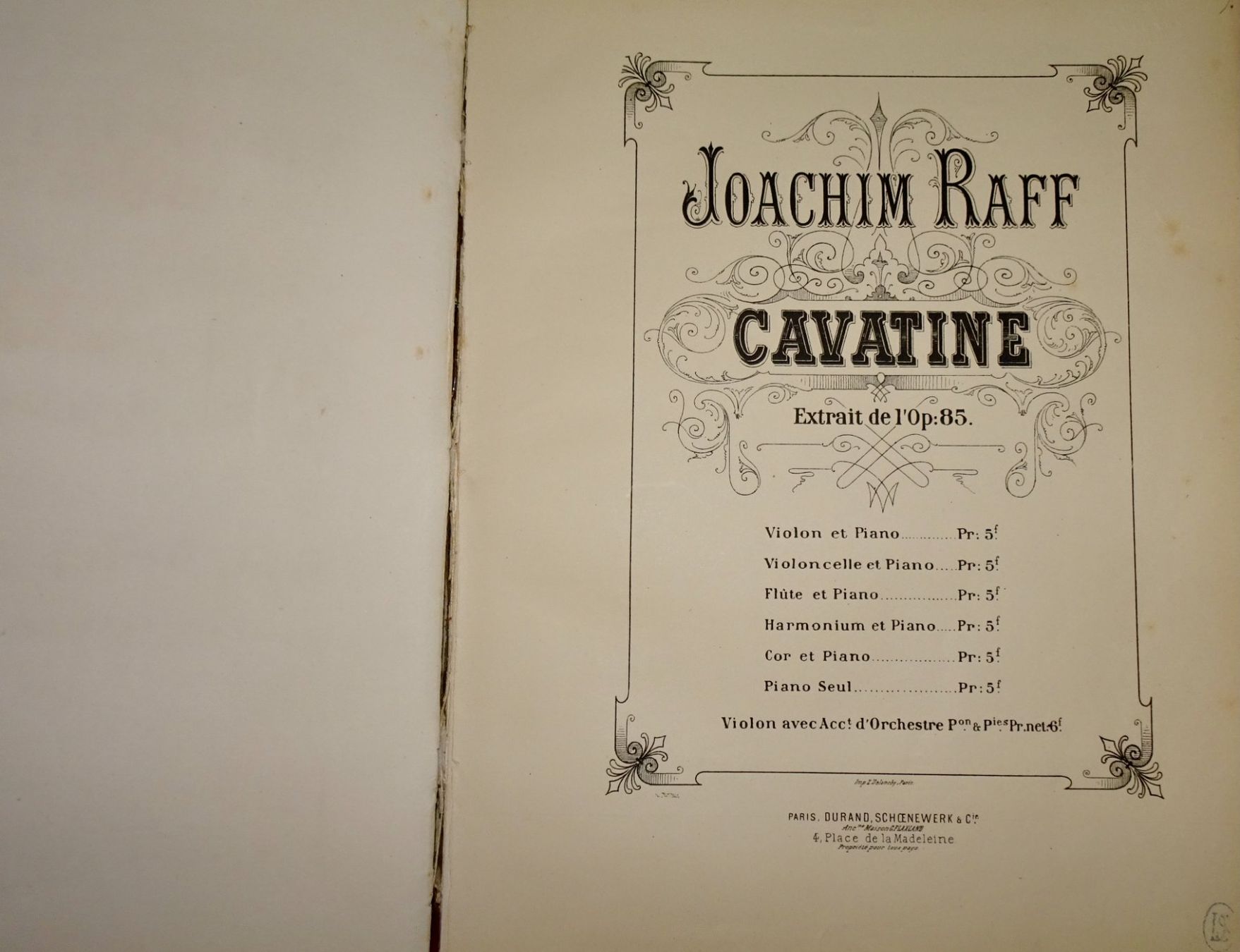 Bücher: Partitions piano et violon anciennes – Gebraucht aus Châtelaine von Gio54321 4