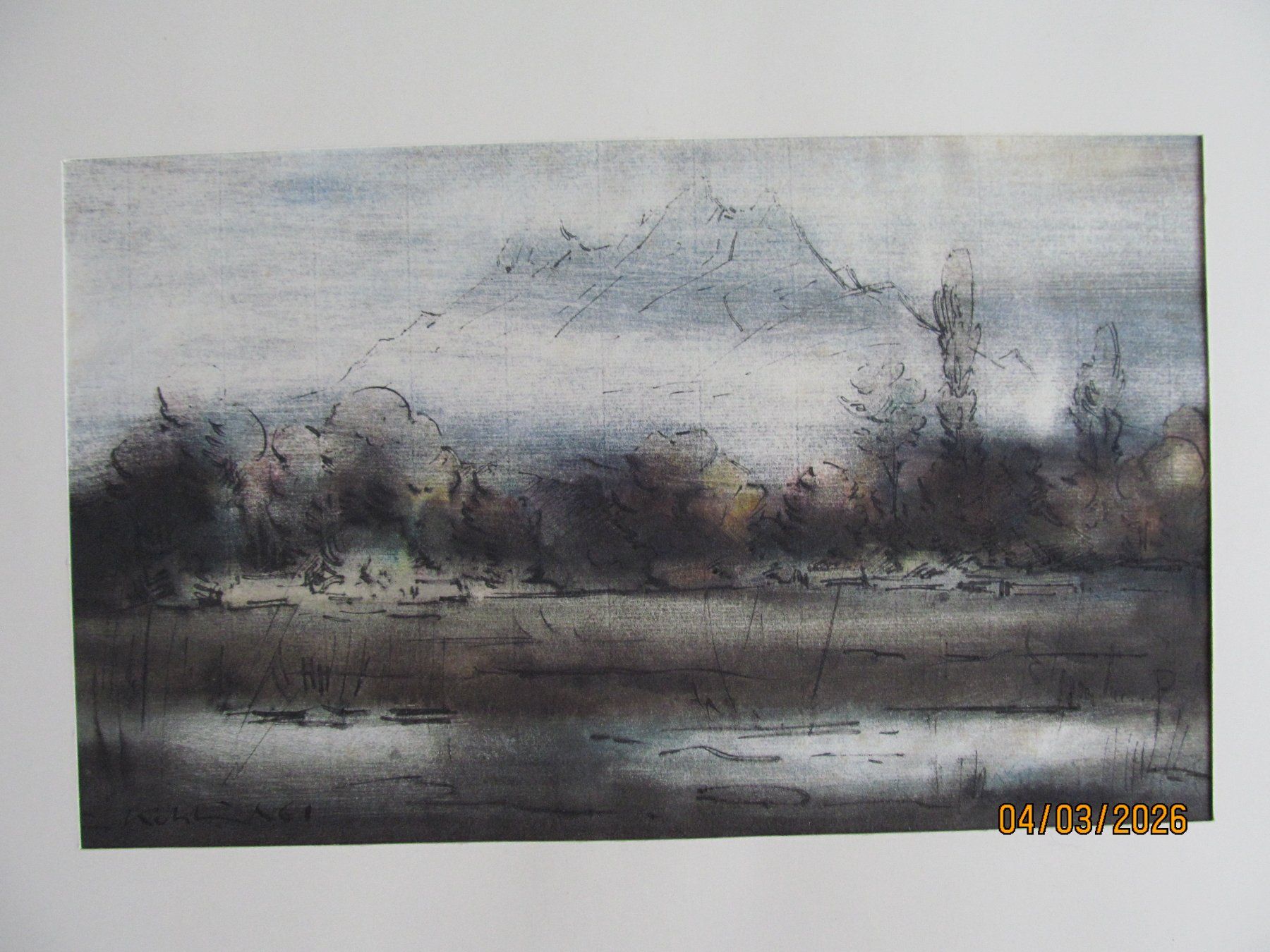 Foto & Immagini: E. Kohlund   Aquarell  Pilatusansicht – Nuovo (secondo la descrizione) da Hergiswil NW venduto da Panda1990