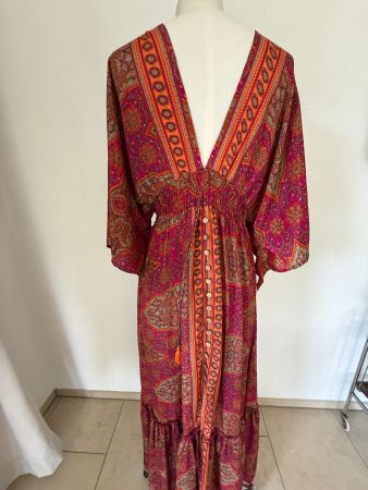 Sommerkleid Seide Grösse Onesize bis Grösse 44