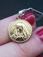 Heilige Maria Anhänger aus 18 karat Gold