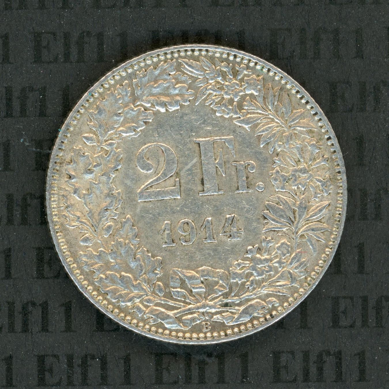 Tutti le monete: CHF___2.00 1914 vz 2 Franken – Usato da Widnau venduto da Elf11