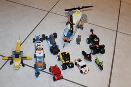 Lego Fahrzeuge mit Figuren