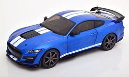 FORD MUSTANG SHELBY GT500 FAST TRACK BLAU 1:18 SOLIDO