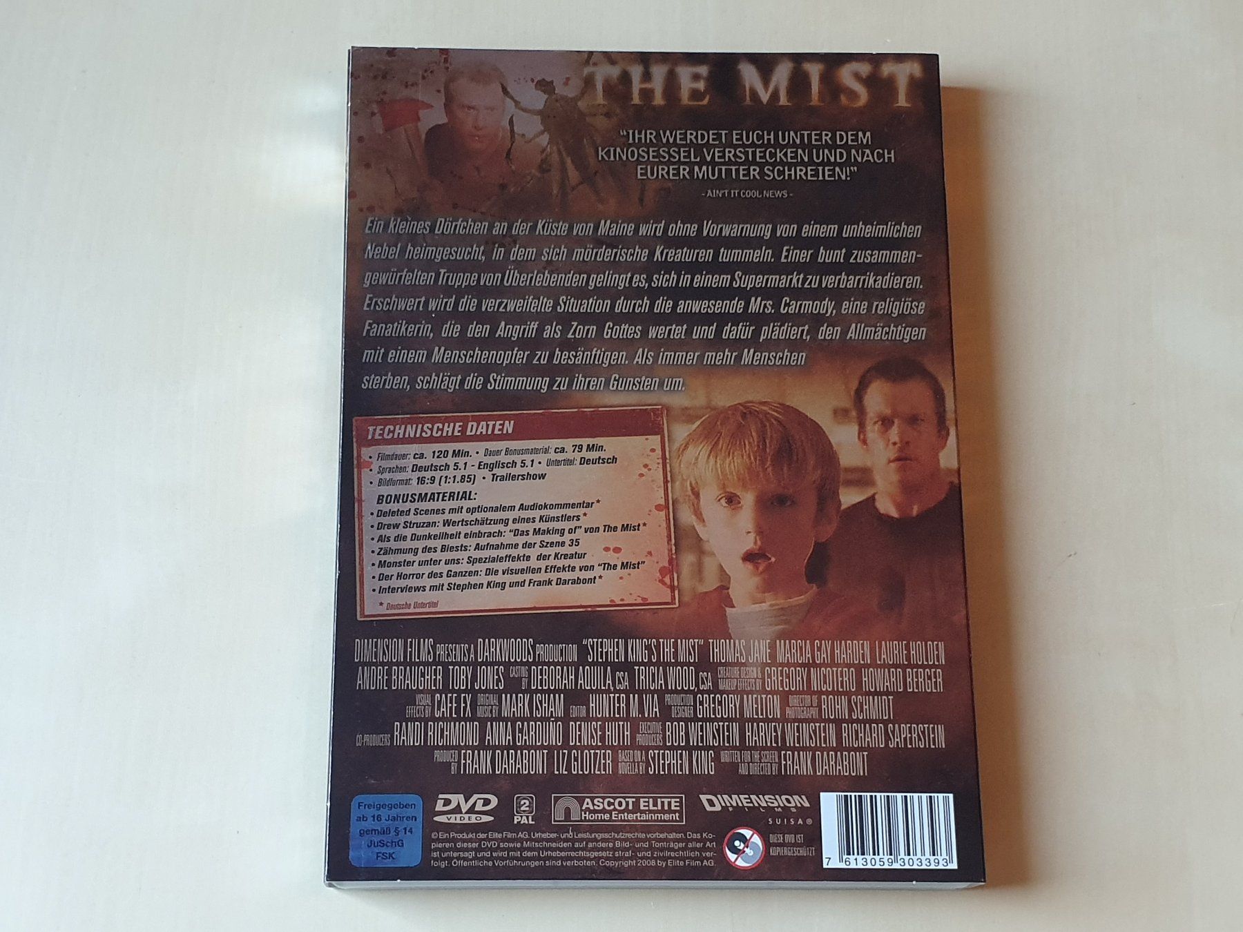 Tous les DVDs: The Mist – D'occasion à Stansstad par collectorsshop 1