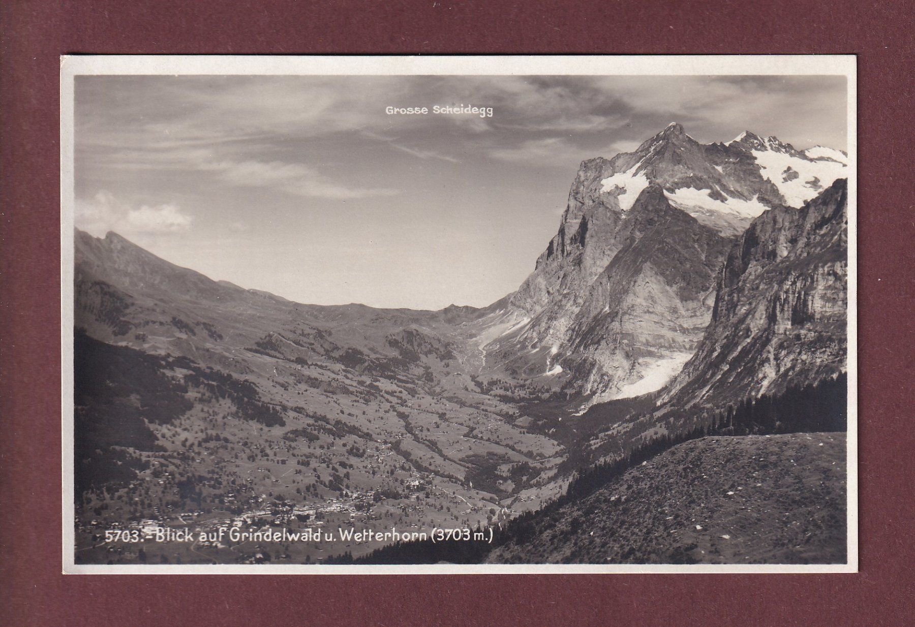 Cartoline postali: GRINDELWALD - Wetterhorn – Usato da Pully venduto da nicecards
