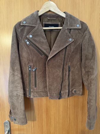 Vero Moda Wildlederjacke Tobacco Brown Gr. S – neuwertig