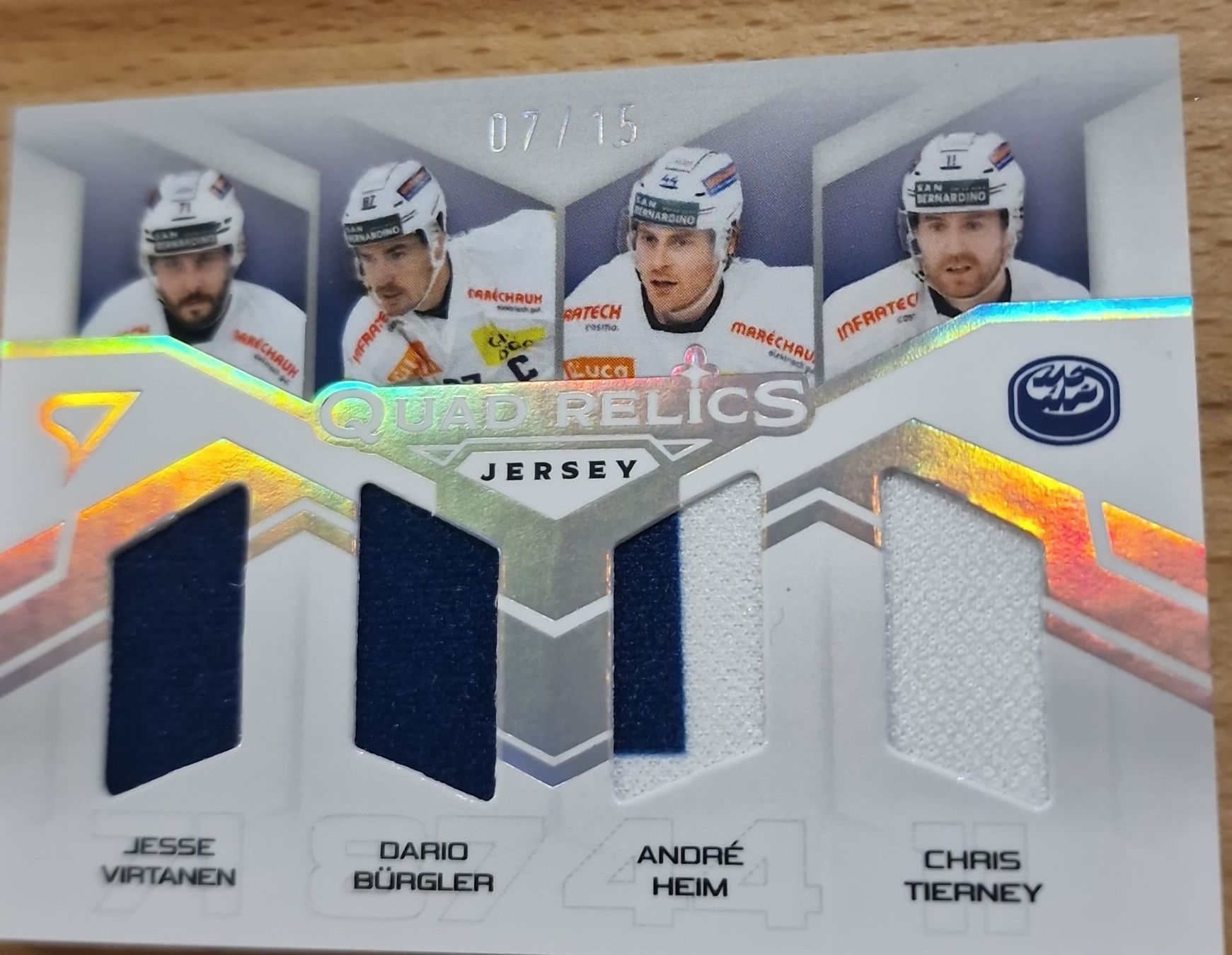 Sportzoo Cartes à collectionner: HCAP  Quad Relics Jersey 07/15 – Neuf (Voir description) à Bürglen UR par Snuffinski90