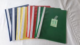 Schnellhefter Projektmappe farbig, Set zu 8 Stück