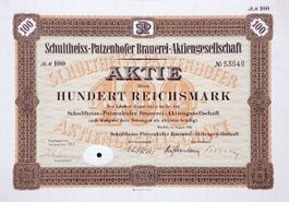 Schultheiss-Patzenhofer Brauerei AG, Berlin - 1932