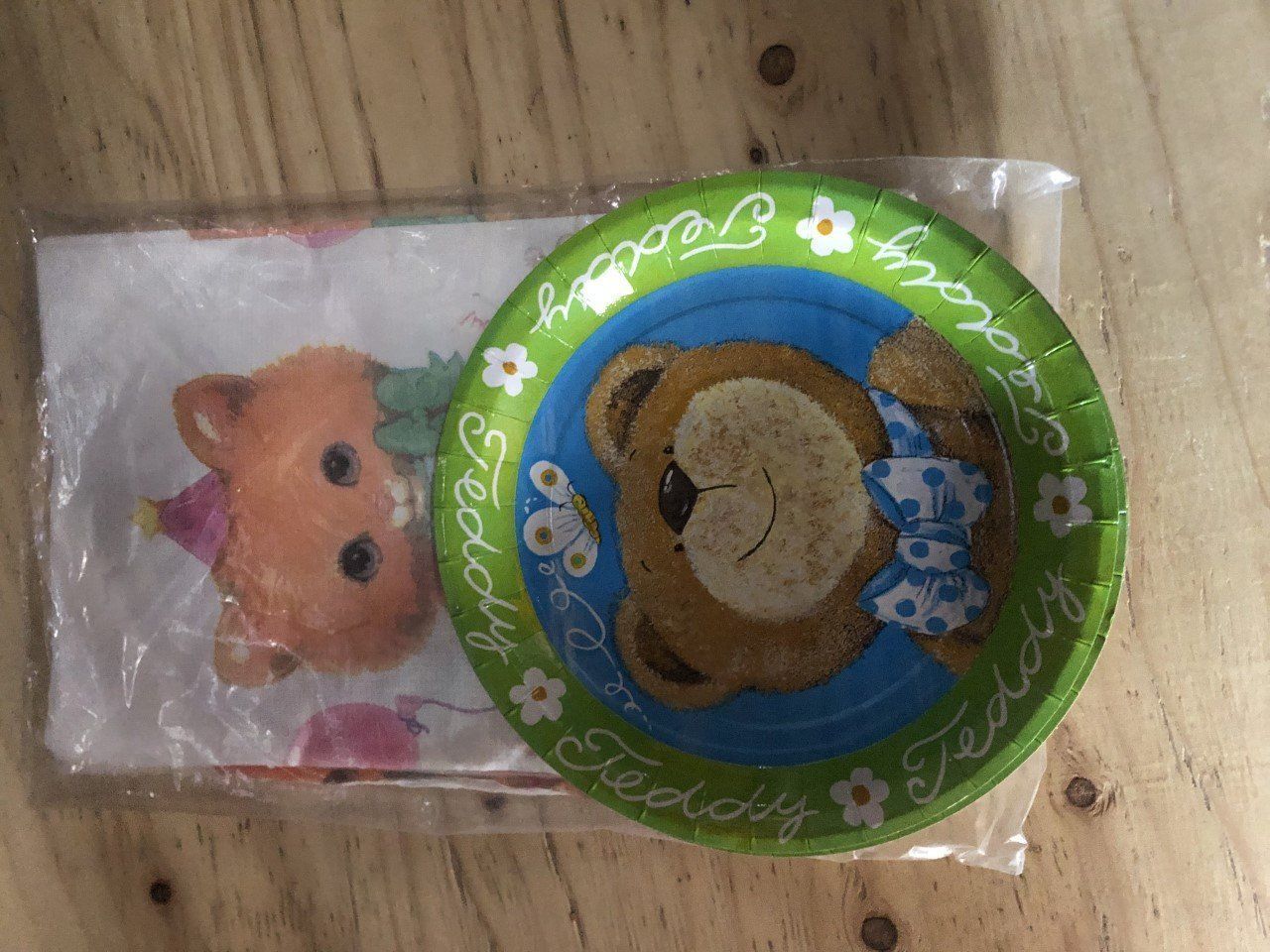 Piatti: 6 Pappteller und 1 Tischdecke, Kinderparty – Nuovo (secondo la descrizione) da Winkel venduto da Kade50 2