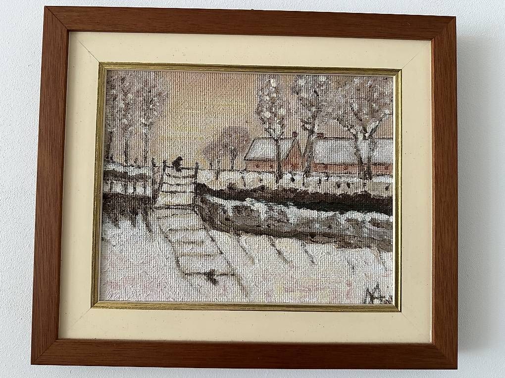Dipinti: Quadri ad olio tema neve – Usato da Massagno venduto da mar_htl6 1