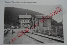 Schwyz Biberbrugg Bahnhof anno dazumal