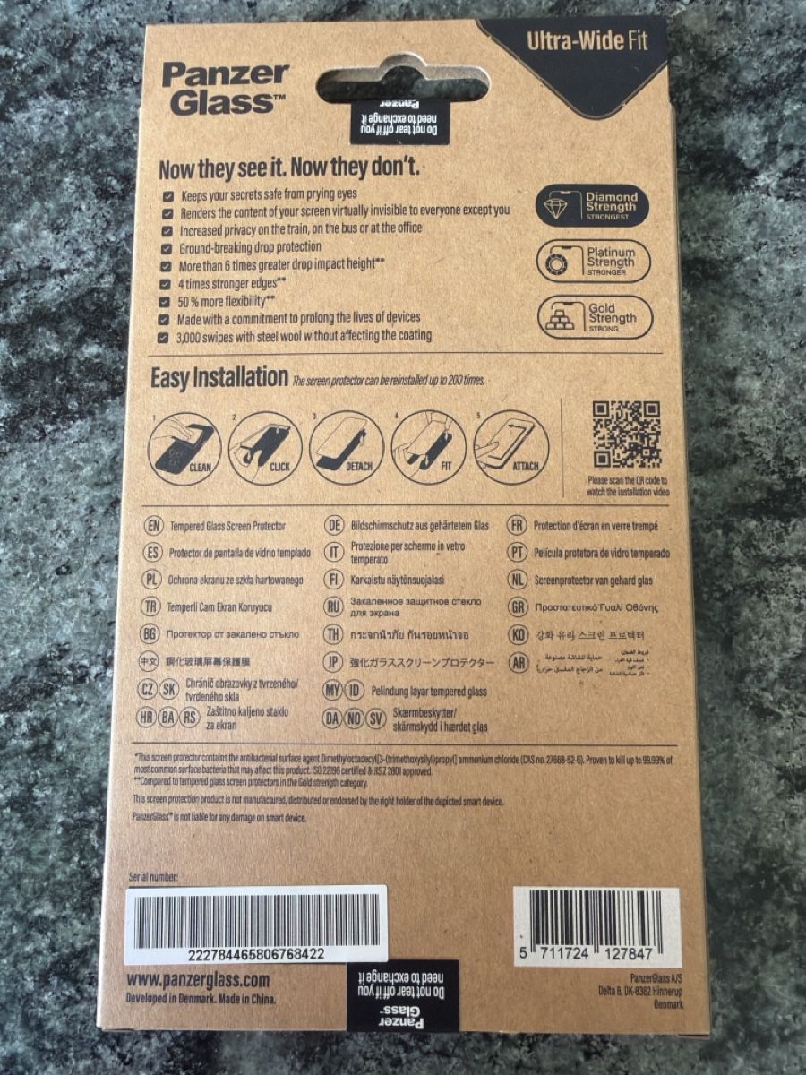 Ritocchi & pellicole di protezione: PanzerGlass iPhone 14 Pro Privacy Schutz neu – Nuovo e nell'imballaggio originale da Jona venduto da Stijo6 1
