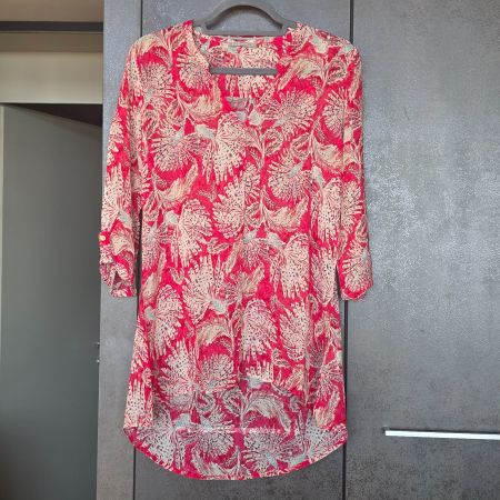 🐸 NILE TUNIKA XS BLUSENKLEID LANGE BLUSE VISKOSE TOP ZUST