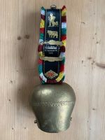 Kuhglocke aus Appenzell Lederband mit Messingbeschlägen