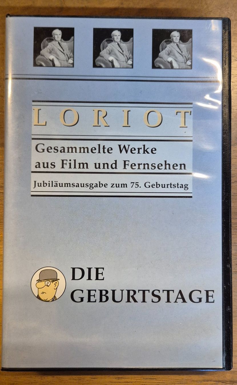 Tutti i VHS: VHS-Videokassette Loriot "Die Geburtstage" – Usato da Spreitenbach venduto da Weha9