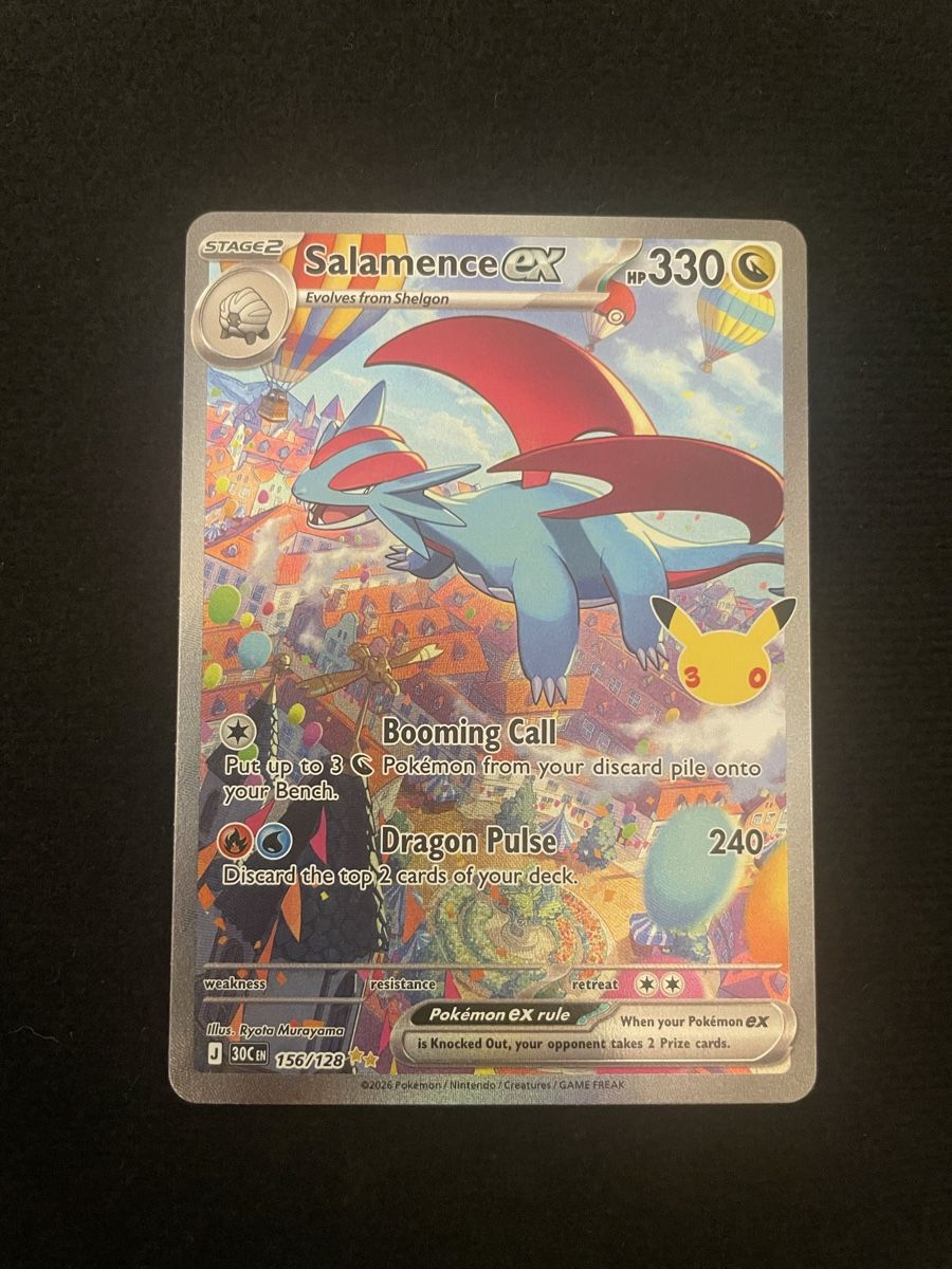 Pokémon Carte collezionabili: Salamence Ex - 30th Celebration – Nuovo (secondo la descrizione) da Lugano venduto da HaunterMan83