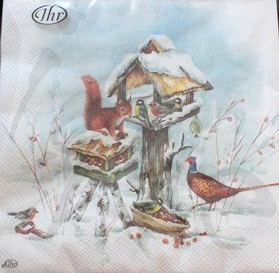 Tovaglioli: Serviette lunch hour (1047) 2Stk. – Nuovo (secondo la descrizione) da Schlatt TG venduto da kreativ-atelier