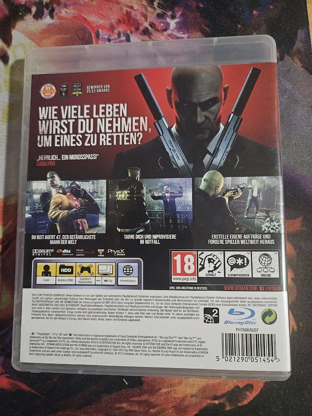 Sony Giochi: Hitman: Absolution - PS3 Spiel - Top Zustand! – Usato da Liestal venduto da CrystalCardToyShop 2