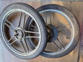 Radsatz vorne & hinten 17" Puch Maxi S /Puch Sport, PUCH DOT