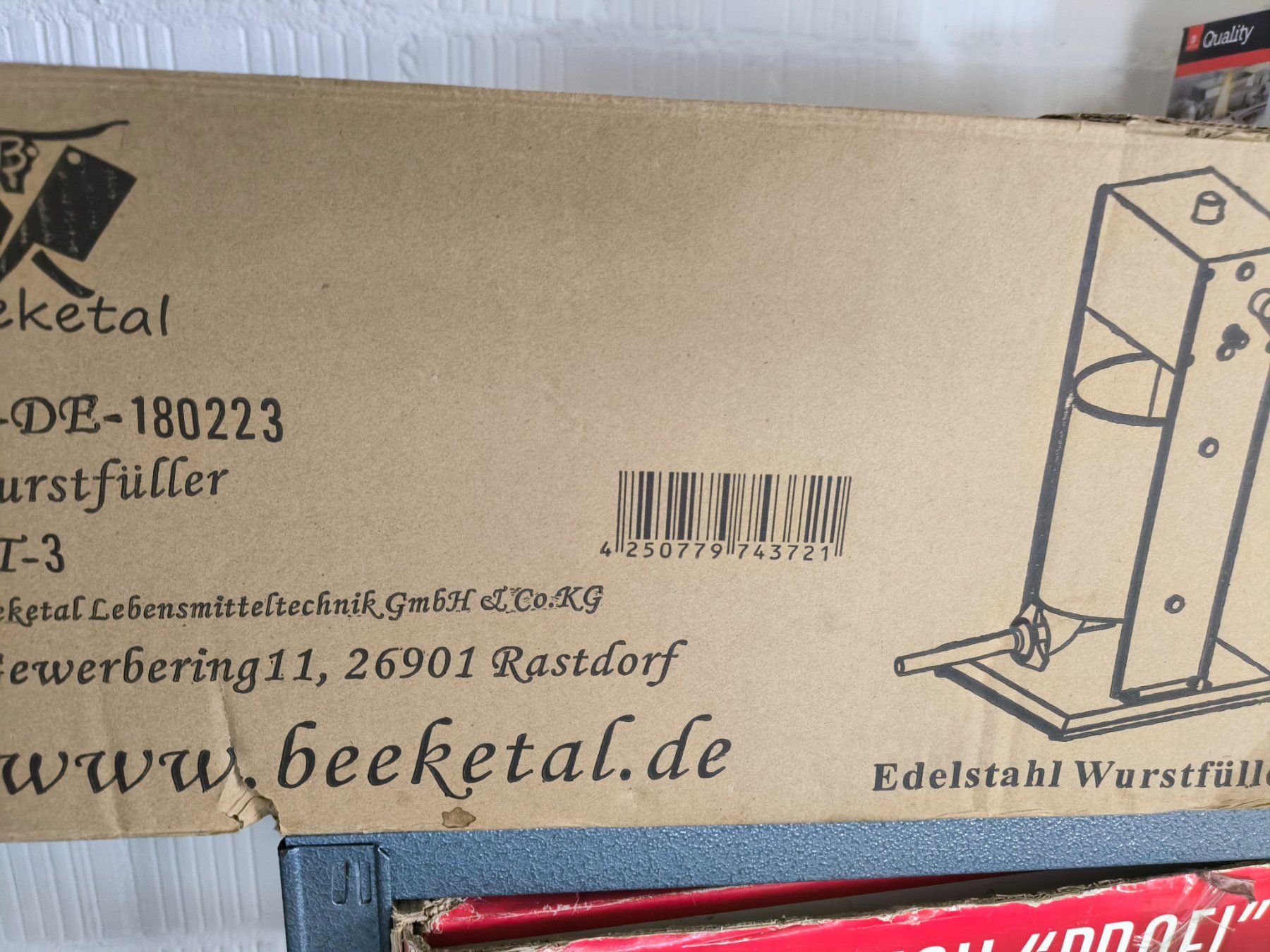 Ggm Gastro Küchengeräte: Beeketal Edelstahl Wurstfüller Typ 3 – Gebraucht aus Dornach von teo_6r7z