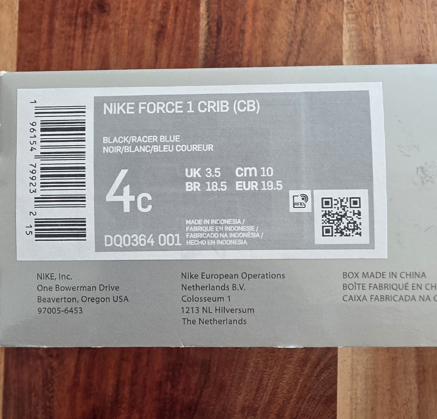 Nike Scarpe per ragazzi: Nike Schuhe Baby Force one Crib – Nuovo e nell'imballaggio originale da Liebefeld venduto da S.Chiara 2