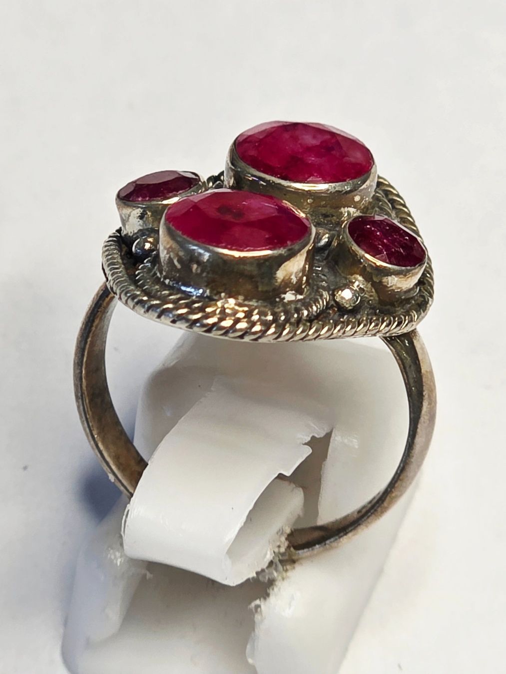 Ringe: Rubin Fingerring in Silber – Neu (gemäss Beschreibung) aus Zürich von Benedikt21 3