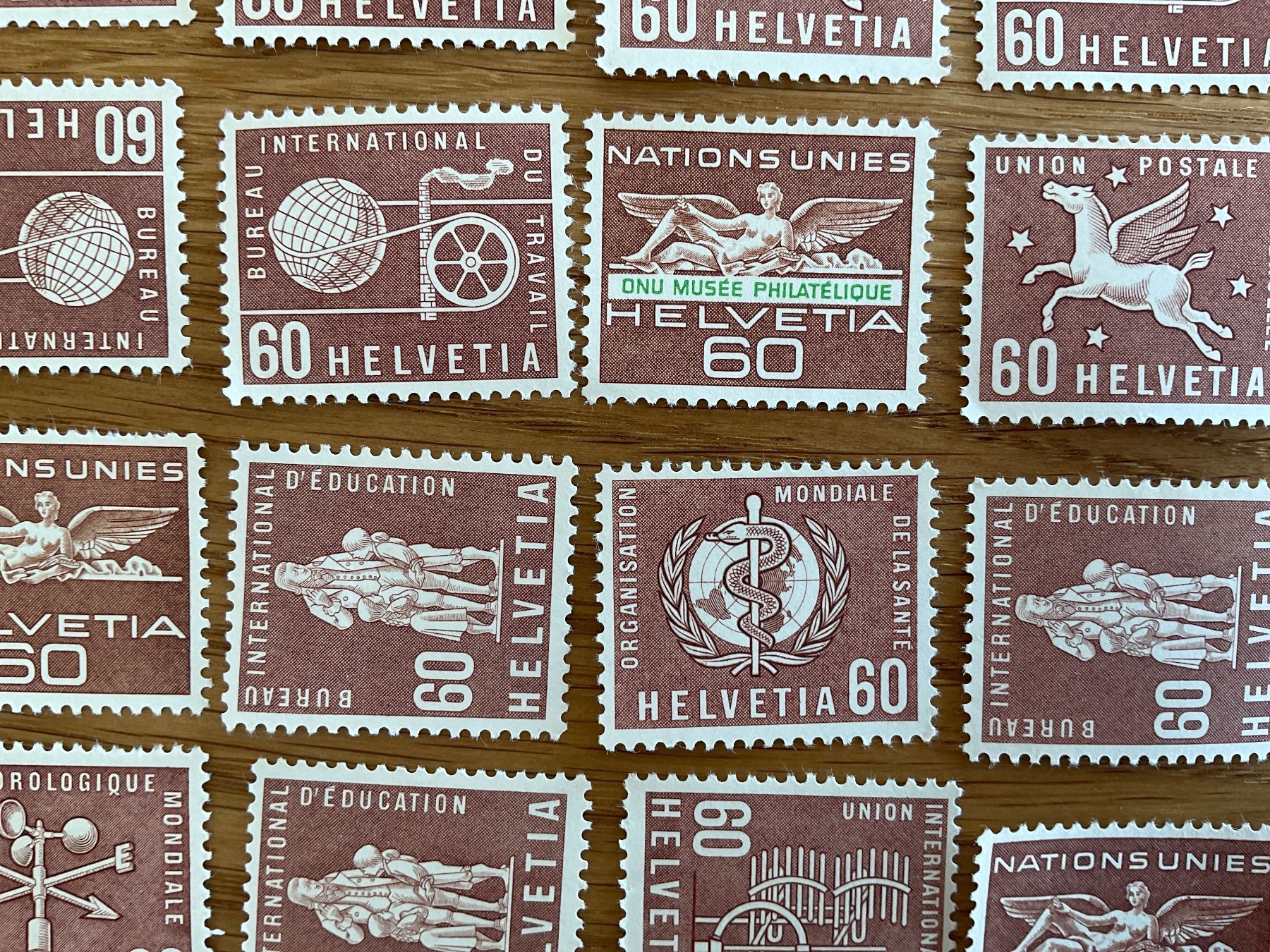 Tutti i francobolli: 60Fr Ämter Frankaturware ungestempelt postfrisch Sammlung – Nuovo (secondo la descrizione) da Wil SG venduto da Chefsugus 5