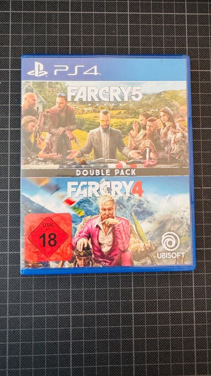 Jeu PS3 Far Cry 3 + 4 Double Pack Complet PAL FR - Bon état, Boîtier Inclus