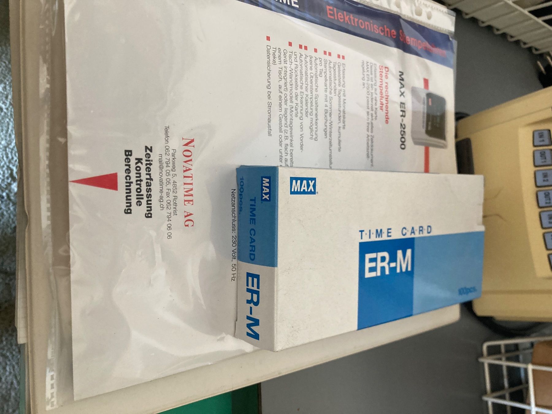 Tous les outils: Stempeluhr – D'occasion à Bannwil par Su50 3