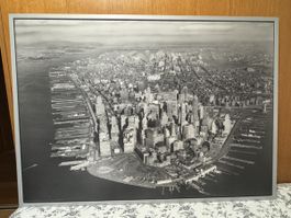 Bild Manhattan New York 1930s Philip Gendreau gerahmt