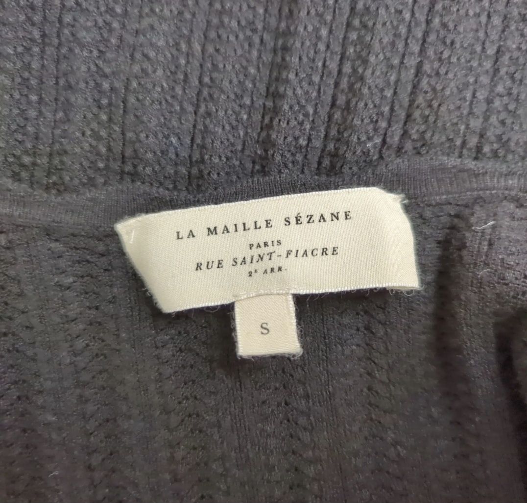 Sezane Top: La Maille Sézane Strick-Top, Rippstrick, Größe S – Usato da Le Locle venduto da Threads_CH 1