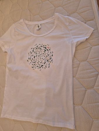 Cooles T-Shirt mit speziellem Muster, Grösse M, Sommer