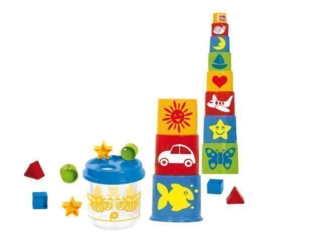 Giocattoli: Aktion Gowi Sortierbox, Puzzle, Pyramide, 20 Teile, neu – Nuovo e nell'imballaggio originale da Turbenthal venduto da TopToys