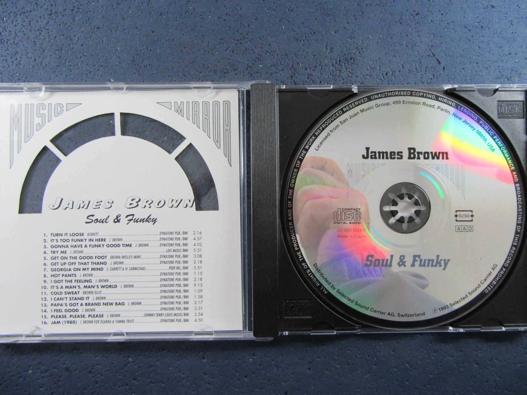 CD: JAMES BROWN " MUSIC MIRROR " SOUL&FUNKY CD – Usato da Ettingen venduto da Hausi4711 1