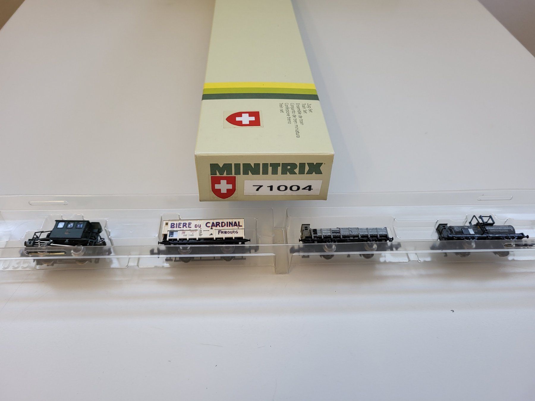 Trix Modelleisenbahnen: Minitrix 71004 Zug-Set – Gebraucht aus Brügg BE von POU-BELLE 1
