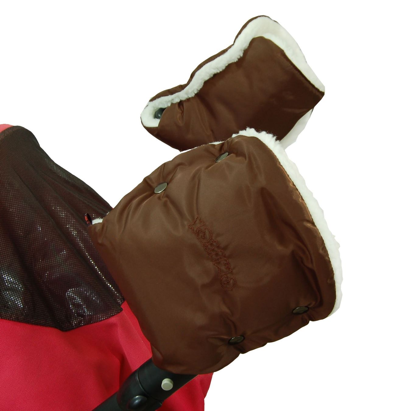 Carrozzine: MUFF Buggy-Handschuh FELL braun SALE – Nuovo e nell'imballaggio originale da Wetzikon ZH venduto da shoo-shoos