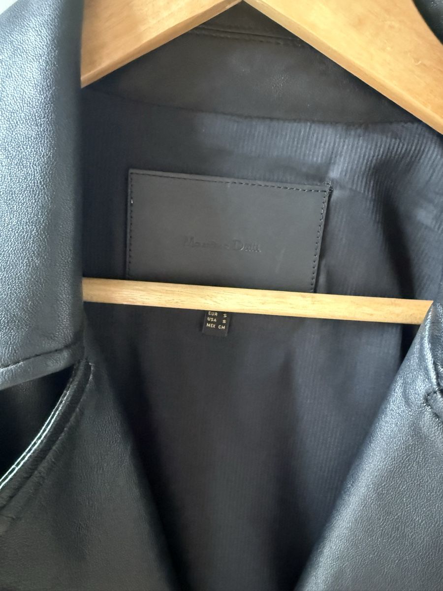 Massimo Dutti Giacche: Massimo Dutti leather jacket – Nuovo (secondo la descrizione) da Zürich venduto da ali_rlx5 1