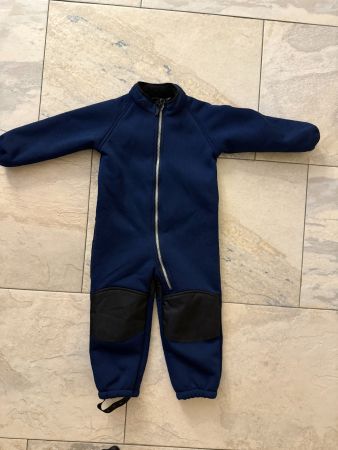Winter Overall, Fleece, Grösse 92, Marineblau, Top!