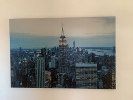 Leinwandbild New York Skyline 100 x 60 cm 