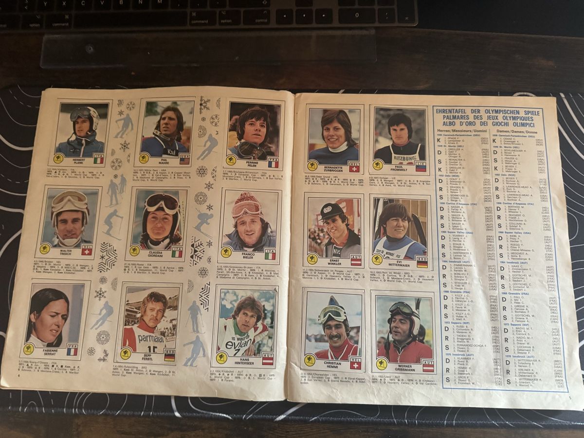 Panini Album: Album de ski Panini 1978 vintage – Usato da Vétroz venduto da ada_gx2m 2